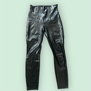 SPANX Shiny Black Leggings